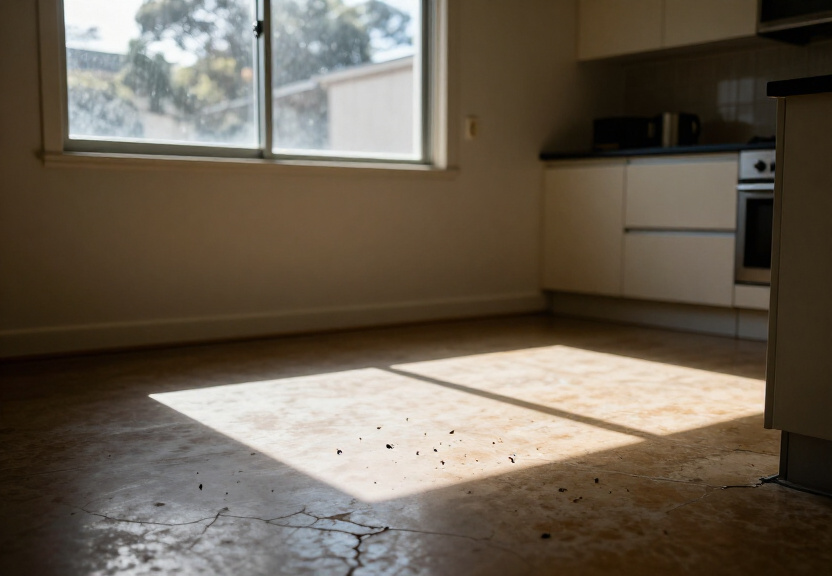 Cockroach infestation in a Chatswood kitchen